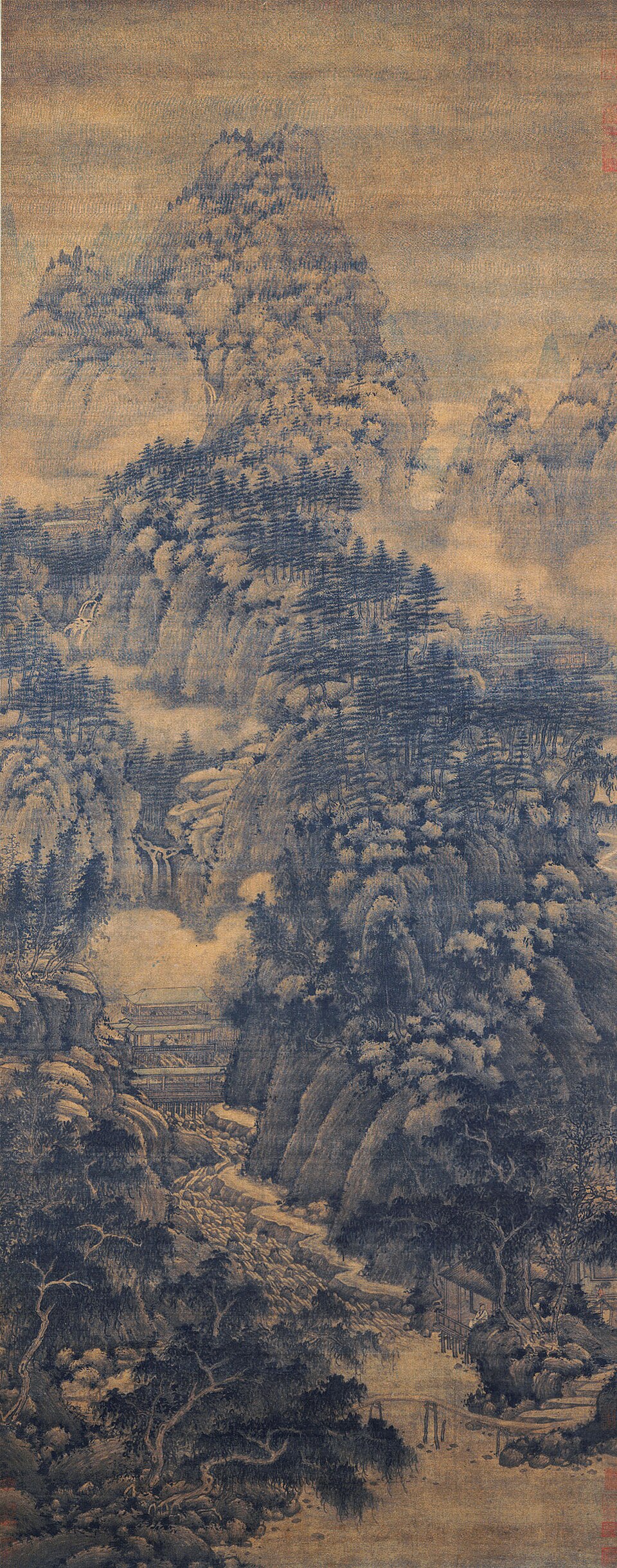 万壑松风图轴(上海博物馆)
