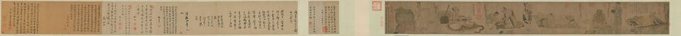 六逸图卷